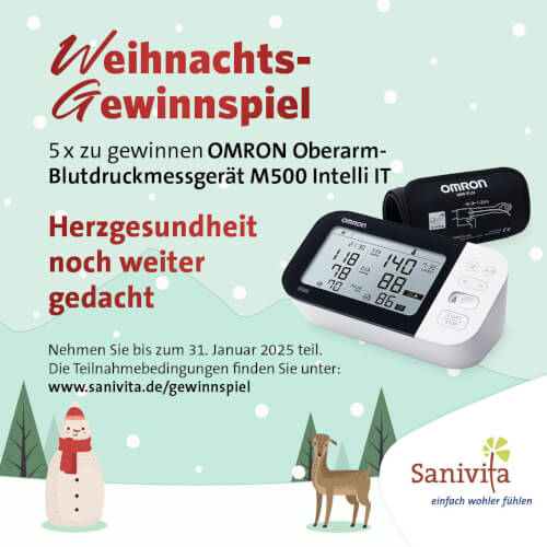 Weihnachtsgewinnspiel Sanivita 2024